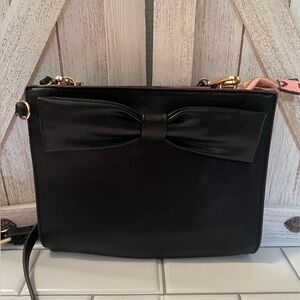 Black Bow Accent Women's Bag